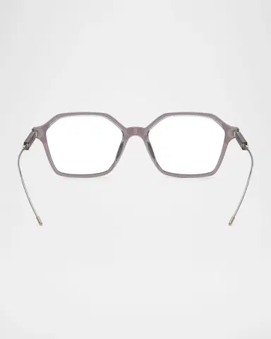Brunello Cucinelli BC3009 Geometric Blue Light Glasses | Thumbnail 3