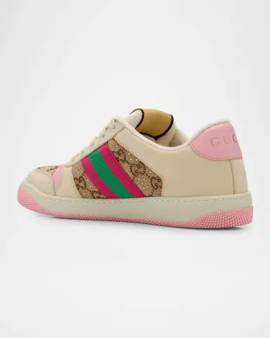 Gucci Screener GG Canvas Crystal Sneakers | Thumbnail 2