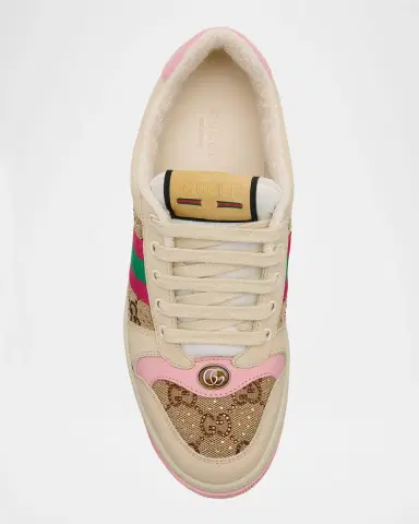 Gucci Screener GG Canvas Crystal Sneakers | Thumbnail 4