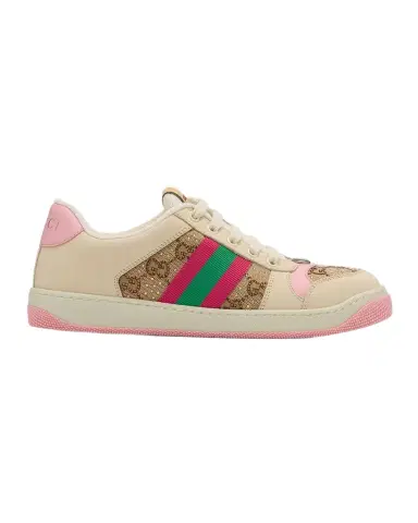 Gucci Screener GG Canvas Crystal Sneakers | Thumbnail 1