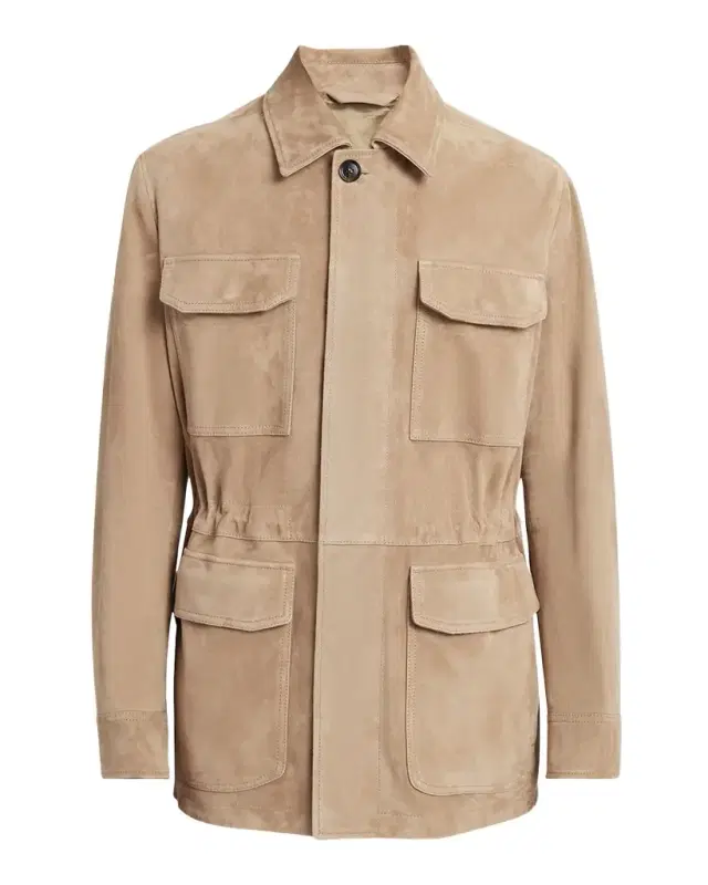 Brioni Men 's Suede Field Jacket