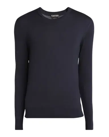 Tom Ford Men's Fine Gauge Wool Crewneck Sweater | Thumbnail 1 Tom Ford Men's Fine Gauge Wool Crewneck Sweater | Thumbnail 1