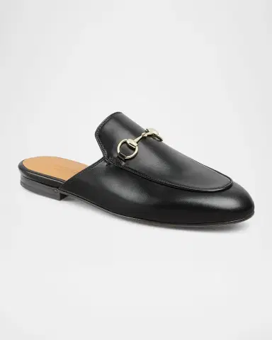 Gucci Princetown Leather Mules | Thumbnail 2 Gucci Princetown Leather Mules | Thumbnail 2