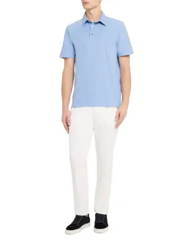Brioni Men's Jersey Pique Polo Shirt | Thumbnail 1