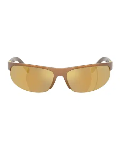 Miu Miu A02S Semi-Rimless Oval Plastic Sunglasses | Thumbnail 1 Miu Miu A02S Semi-Rimless Oval Plastic Sunglasses | Thumbnail 1