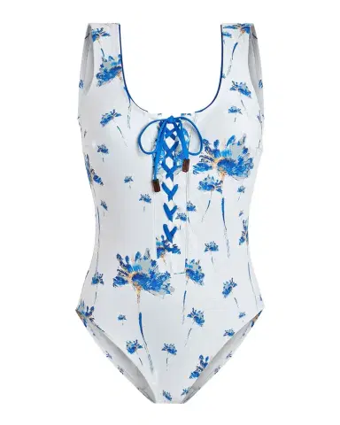 Vilebrequin Herbier Shiny Jersey One-Piece Swimsuit | Thumbnail 1 Vilebrequin Herbier Shiny Jersey One-Piece Swimsuit | Thumbnail 1