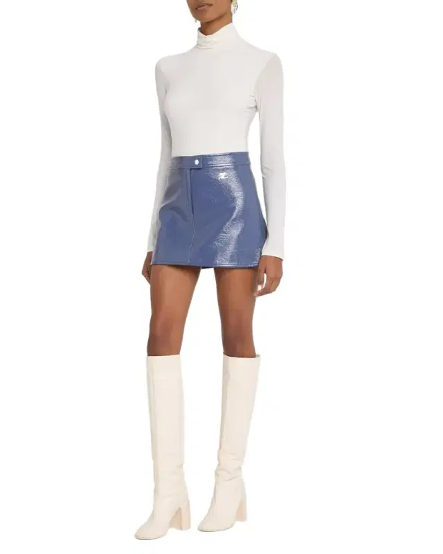 Courreges Vinyle Reedition Mini Skirt