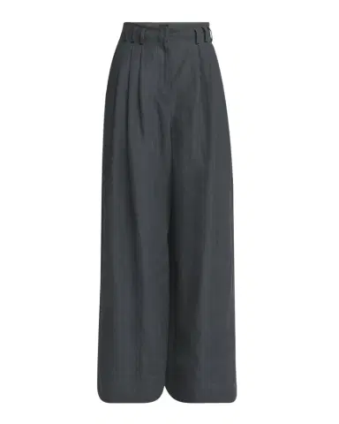 Giorgio Armani Pleated Wide-Leg Linen Trousers | Thumbnail 1 Giorgio Armani Pleated Wide-Leg Linen Trousers | Thumbnail 1