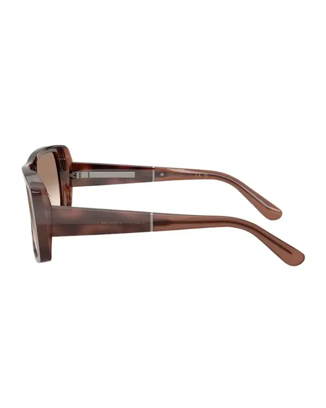 Brunello Cucinelli BC4012S Square Acetate Sunglasses