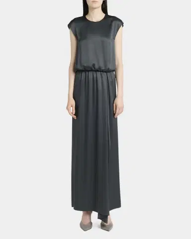 Giorgio Armani Long Double Silk Satin Gown | Thumbnail 2
