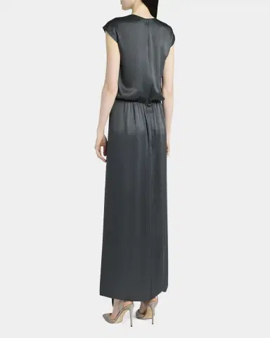 Giorgio Armani Long Double Silk Satin Gown | Thumbnail 3