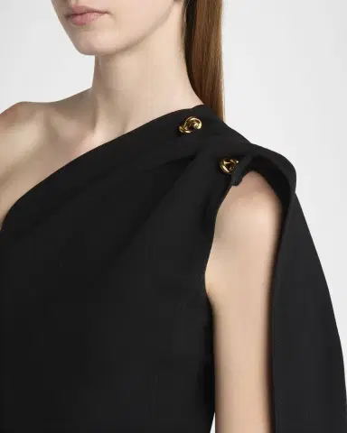 Bottega Veneta One-Shoulder Drape Slit Dress | Thumbnail 5 Bottega Veneta One-Shoulder Drape Slit Dress | Thumbnail 5