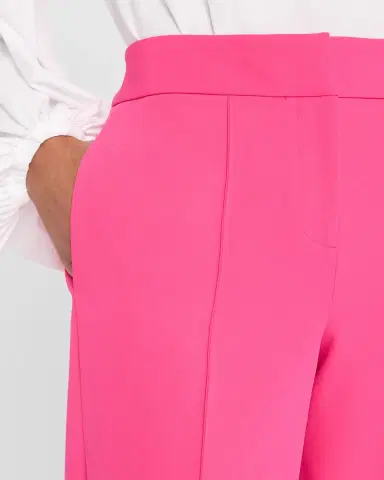 Milly Nash High-Rise Wide-Leg Cady Pants | Thumbnail 5