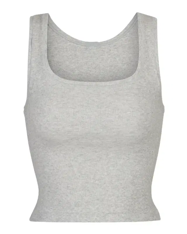 SKIMS Cotton Rib Cropped Tank