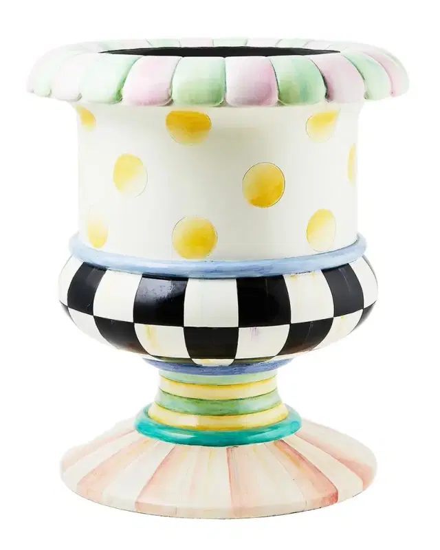 MacKenzie-Childs Rosy Meadow Small Urn