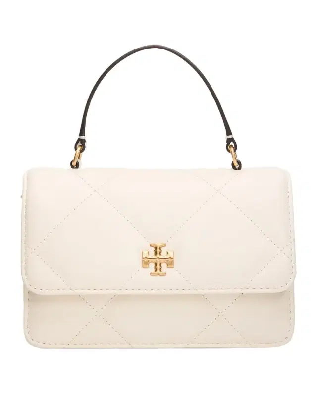 Tory Burch Kira Mini Quilted Leather Top-Handle Bag with Chain