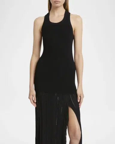 Proenza Schouler Matte Viscose Ribbed Knit Tank Top | Thumbnail 4 Proenza Schouler Matte Viscose Ribbed Knit Tank Top | Thumbnail 4