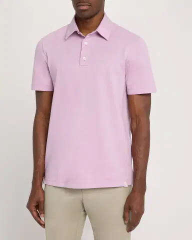 Brioni Men's Jersey Pique Polo Shirt | Thumbnail 3