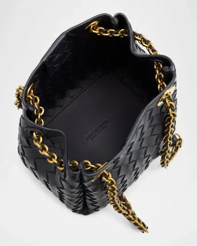 Bottega Veneta Small Parachute Leather Shoulder Bag | Thumbnail 3