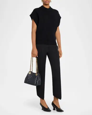 Bottega Veneta Small Parachute Leather Shoulder Bag | Thumbnail 4