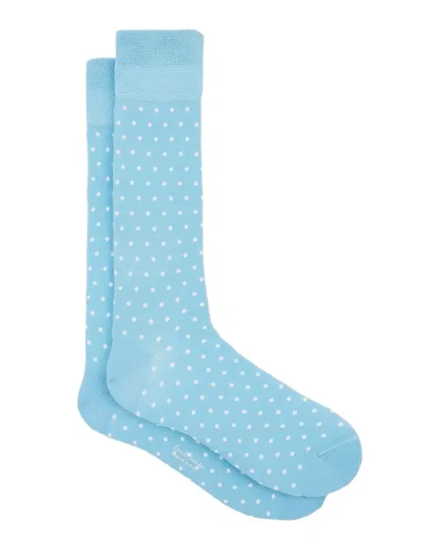 Paul Smith Men 's Jeremy Polka Dot Crew Socks