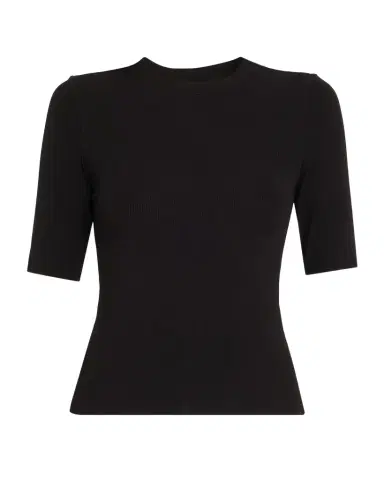 Frame Ribbed Crewneck Tee | Thumbnail 1