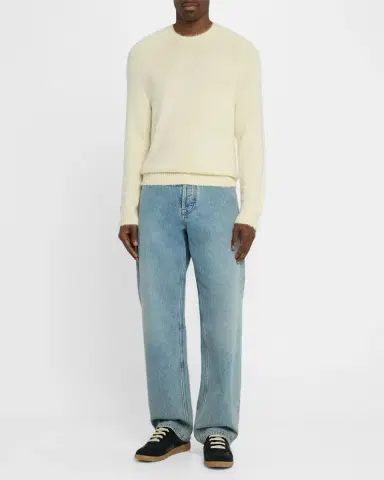 Maison Margiela Men 's Replica Leather Low-Top Sneakers | Thumbnail 3 Maison Margiela Men 's Replica Leather Low-Top Sneakers | Thumbnail 3