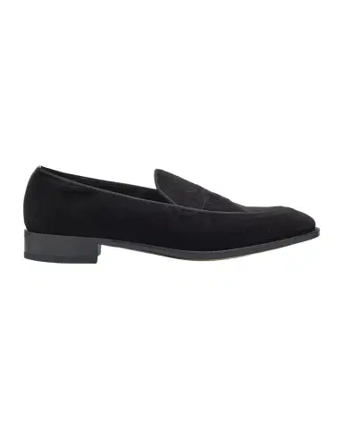 John Lobb Men's Bill Velvet Penny Loafers | Thumbnail 1 John Lobb Men's Bill Velvet Penny Loafers | Thumbnail 1