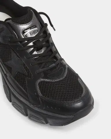 Golden Goose Men's Lightstar Mesh and Leather Sneakers | Thumbnail 5 Golden Goose Men's Lightstar Mesh and Leather Sneakers | Thumbnail 5