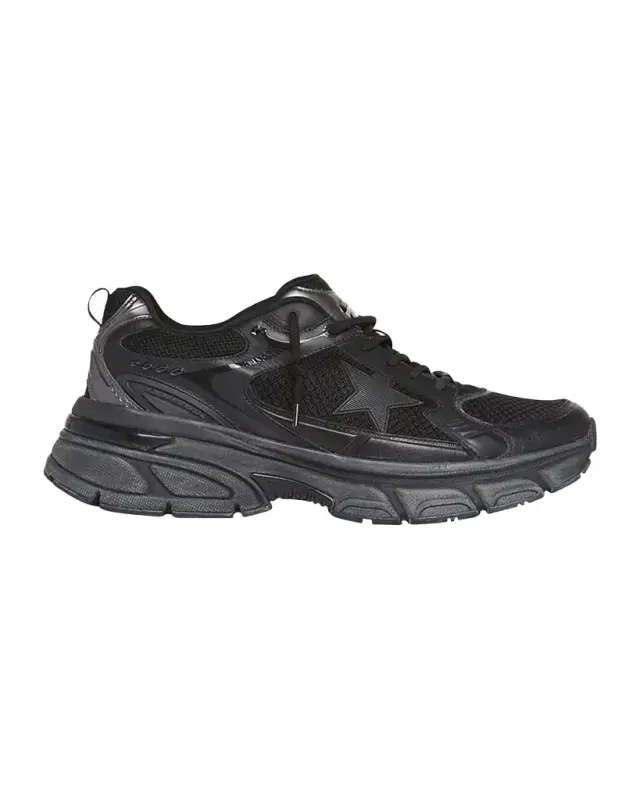 Men 's Lightstar Mesh and Leather Sneakers