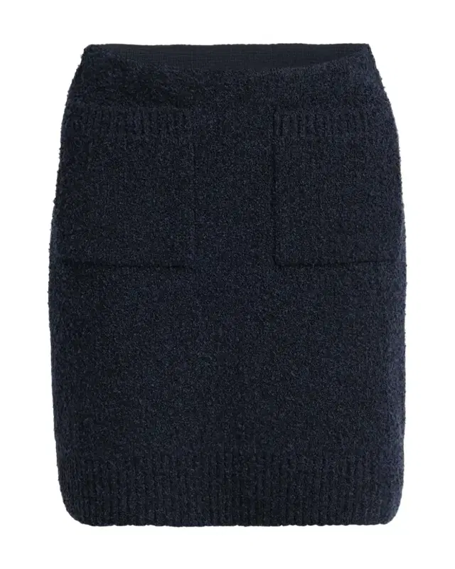 Bottega Veneta Front-Pockets Boucle Mini Skirt