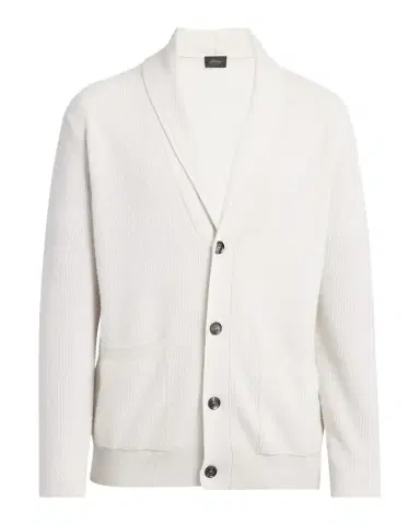 Brioni Men 's Cashmere and Wool Ribbed Cardigan | Thumbnail 1