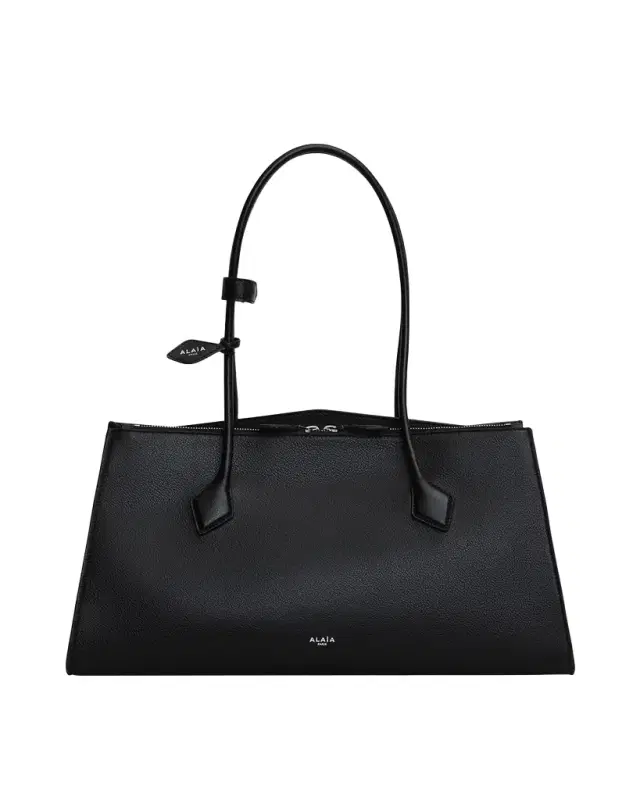 ALAÏA Le Teckel Tote Bag in Grained Leather