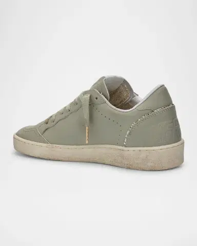 Golden Goose Ball Star Leather Glitter Low-Top Sneakers | Thumbnail 3 Golden Goose Ball Star Leather Glitter Low-Top Sneakers | Thumbnail 3