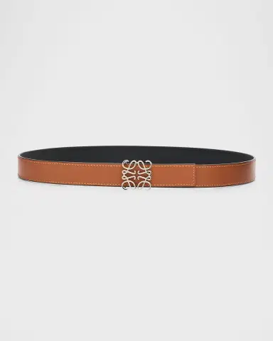 Loewe Anagram Reversible Leather Belt | Thumbnail 3