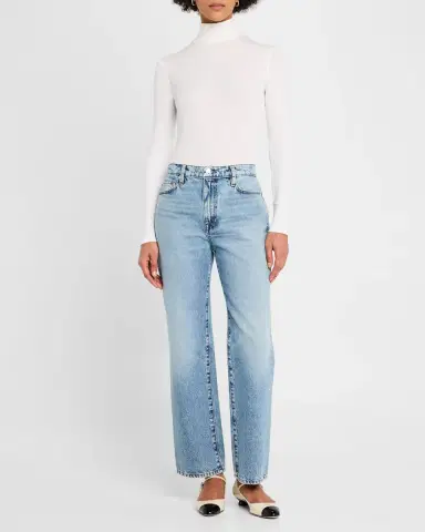 Frame Ribbed Turtleneck Top | Thumbnail 2 Frame Ribbed Turtleneck Top | Thumbnail 2