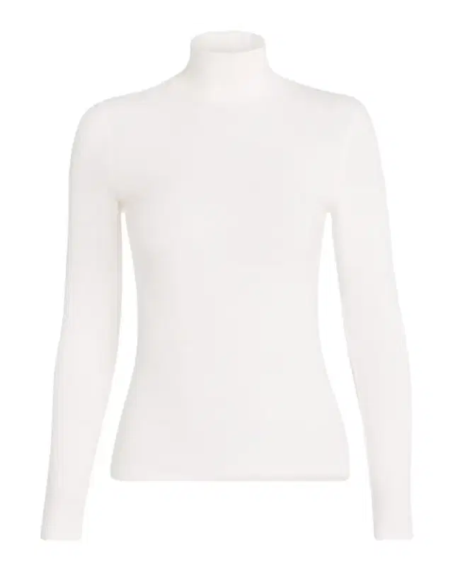 FRAME Ribbed Turtleneck Top