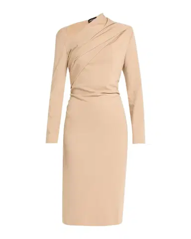Giorgio Armani Asymmetric Long-Sleeve Jersey Dress | Thumbnail 1 Giorgio Armani Asymmetric Long-Sleeve Jersey Dress | Thumbnail 1