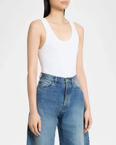 ALAÏA Sleeveless Tank Bodysuit | Thumbnail 4