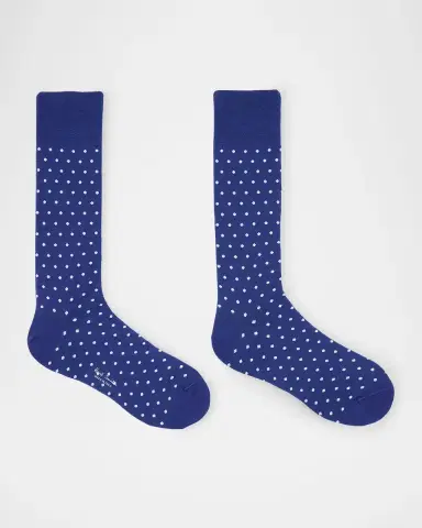 Paul Smith Men's Jeremy Polka Dot Crew Socks | Thumbnail 2