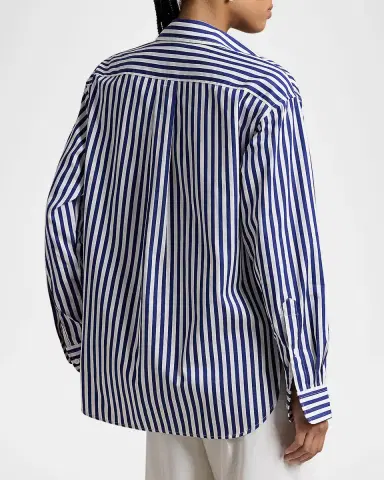 Polo Ralph Lauren Relaxed-Fit Striped Cotton Shirt | Thumbnail 3