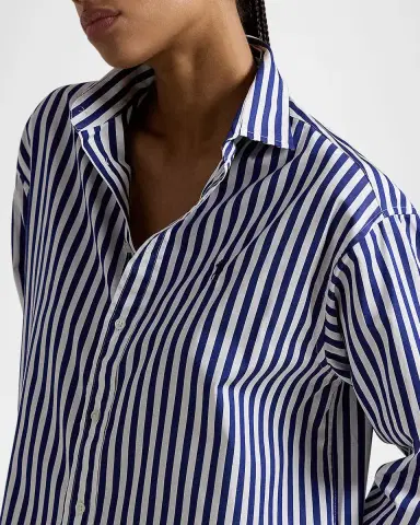 Polo Ralph Lauren Relaxed-Fit Striped Cotton Shirt | Thumbnail 6