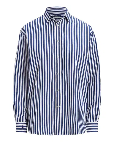 Polo Ralph Lauren Relaxed-Fit Striped Cotton Shirt | Thumbnail 1