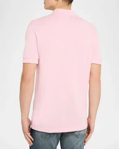 Tom Ford Men's Lyocell Pique Polo Shirt | Thumbnail 3