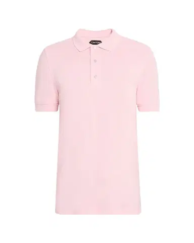 Tom Ford Men's Lyocell Pique Polo Shirt | Thumbnail 1
