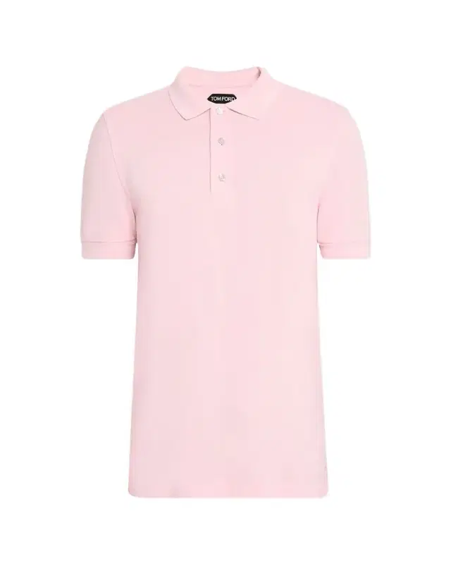 TOM FORD Men 's Lyocell Pique Polo Shirt