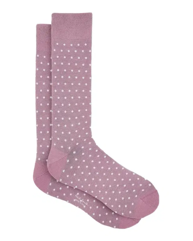 Paul Smith Men 's Jeremy Polka Dot Crew Socks