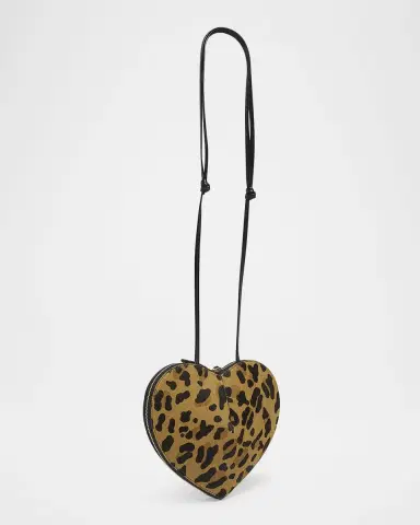 ALAÏA Le Coeur Crossbody Bag in Leopard Calf Hair | Thumbnail 3 ALAÏA Le Coeur Crossbody Bag in Leopard Calf Hair | Thumbnail 3