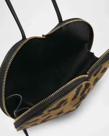 ALAÏA Le Coeur Crossbody Bag in Leopard Calf Hair | Thumbnail 4 ALAÏA Le Coeur Crossbody Bag in Leopard Calf Hair | Thumbnail 4