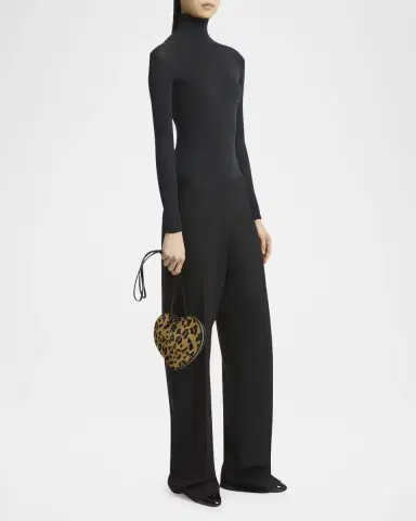 ALAÏA Le Coeur Crossbody Bag in Leopard Calf Hair | Thumbnail 5 ALAÏA Le Coeur Crossbody Bag in Leopard Calf Hair | Thumbnail 5